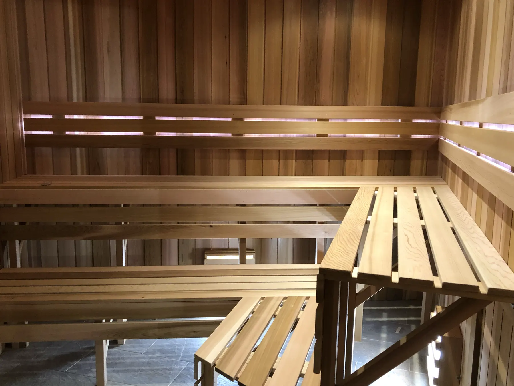 Commercial Sauna designed and installed by Sutton Saunas